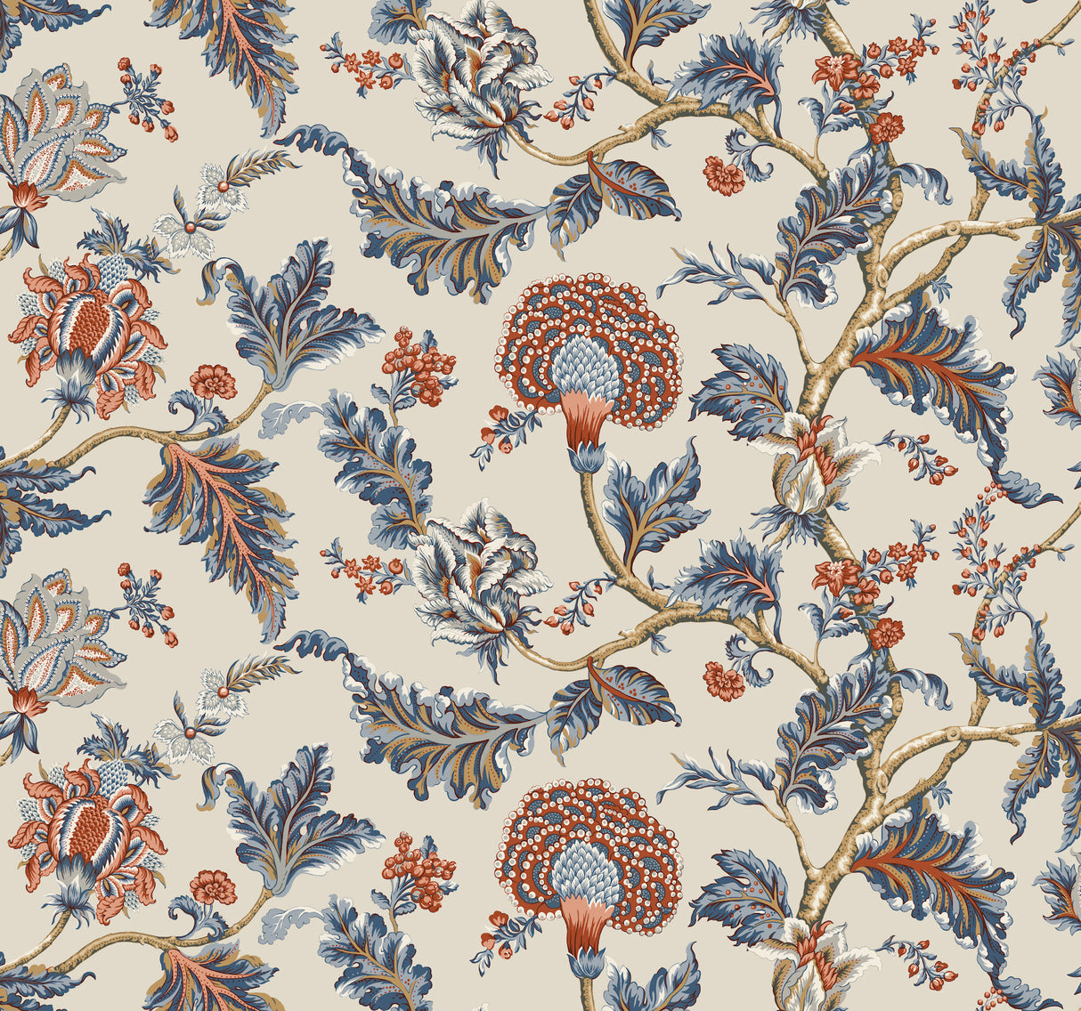 Monroe Navy Wallpaper by Ronald Redding – York Designer Series MX9621W