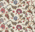 Ronald Redding Monroe Cherry wallpaper Jacobean floral pattern, 54 in x 27 ft bolt