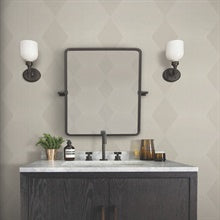 Diamond Legacy Taupe by Ronald Redding Geometric Wallpaper- York Designer Series MX9632