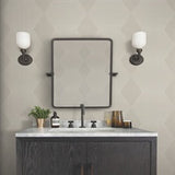 Diamond Legacy Taupe by Ronald Redding Geometric Wallpaper- York Designer Series MX9632