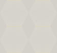 Diamond Legacy Soft Grey Geometric Raised Ink Wallpaper by Ronald Redding - MX9633