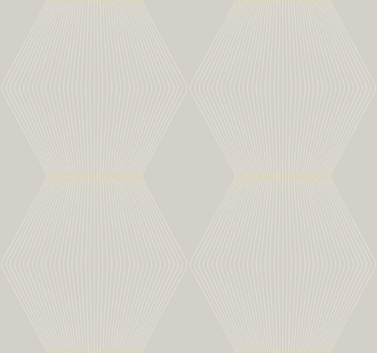 Diamond Legacy Soft Grey Geometric Raised Ink Wallpaper by Ronald Redding - MX9633