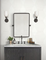 Diamond Legacy White by Ronald Redding Geometric Wallpaper- York Designer Series MX9634