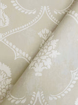 Royal Damask Soft Grey by Ronald Redding Damask Wallpaper – York Designer Series MX9642