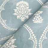 Royal Damask Blue by Ronald Redding Damask Wallpaper- York Designer Series MX9644