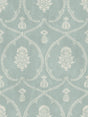 Royal Damask Jade wallpaper by Ronald Redding – sea green damask, 27 in x 27 ft roll