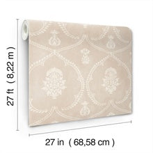 Royal Damask Blush by Ronald Redding Wallpaper – York Designer Series MX9646