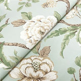 Courtyard Botanical Pale Blue by Ronald Redding Wallpaper- York Designer Series MX9654