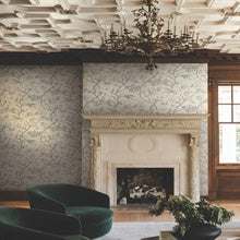 Courtyard Botanical Neutral by Ronald Redding Wallpaper- York Designer Series MX9655