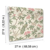 Peacock Estate Cream by Ronald Redding Wallpaper – York Designer Series MX9665