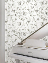 Floral Lace Black by Ronald Redding Floral Wallpaper – York Designer Series MX9682