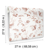 Floral Lace Brick by Ronald Redding Floral Wallpaper – York Designer Series MX9684