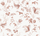 Floral Lace Brick Wallpaper by Ronald Redding
