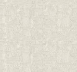 Passages Taupe Wallpaper by Ronald Redding MX9685 - Close-Up of Geometric Maze Pattern in Taupe and White