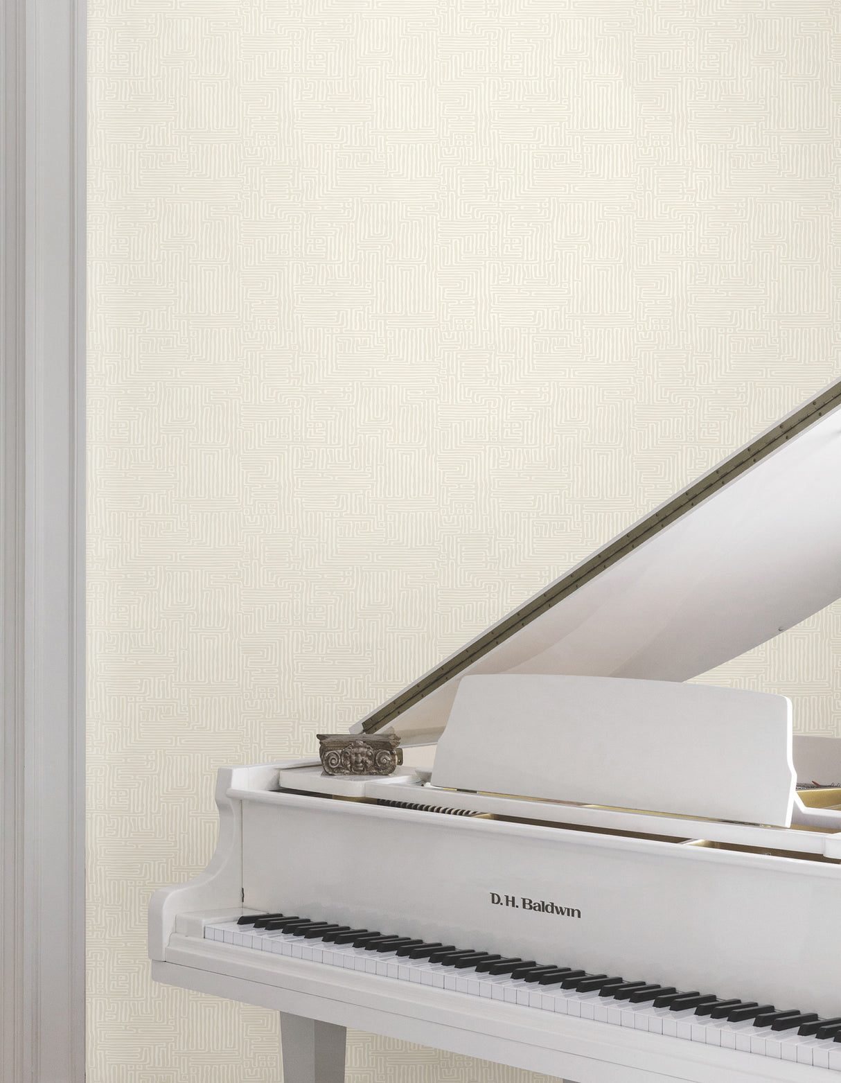 Passages Cream by Ronald Redding Geometric Non Woven Wallpaper – York Designer Series MX9686