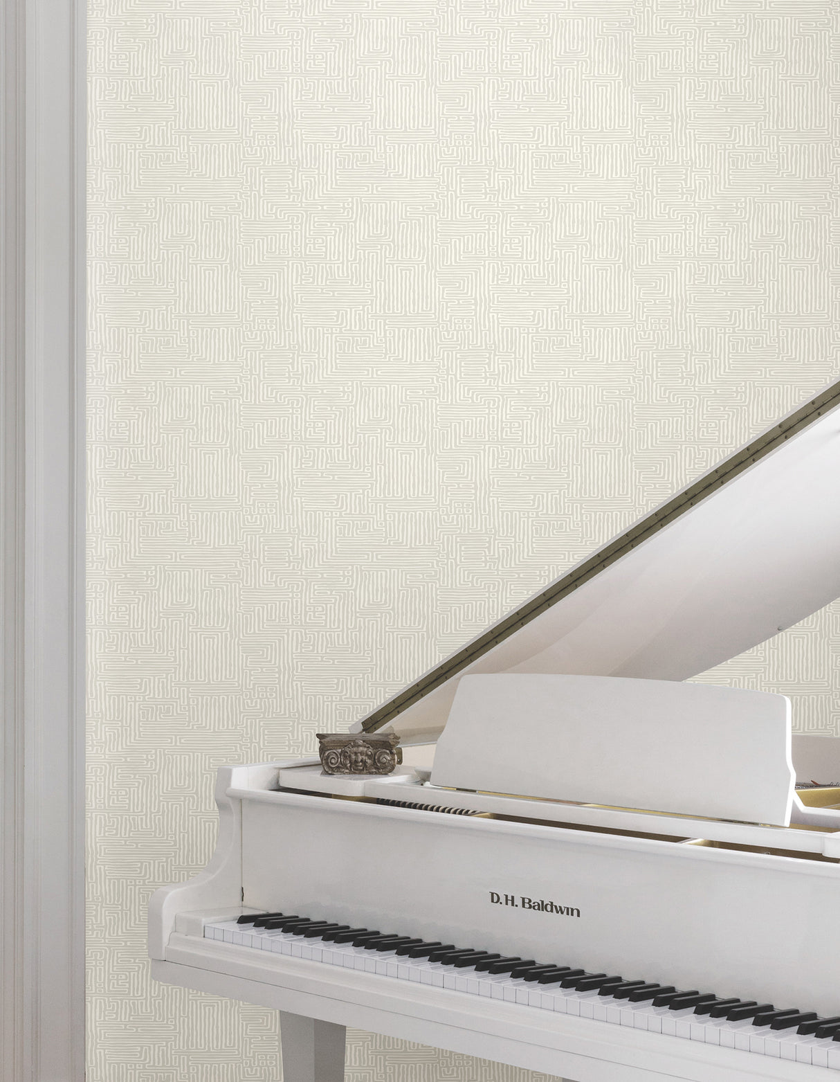 Passages Grey by Ronald Redding Geometric Wallpaper- York Designer Series MX9687