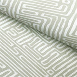 Passages Green by Ronald Redding Geometric Wallpaper- York Designer Series MX9688