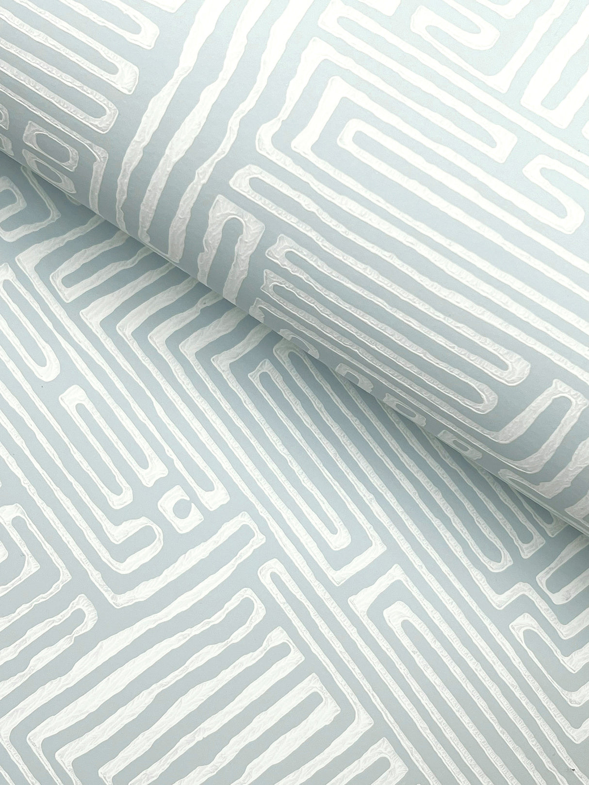 Passages Blue by Ronald Redding Geometric Wallpaper- York Designer Series MX9689