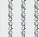 Abbey's Garland Aqua Wallpaper MX9692