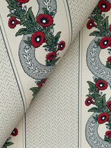 Abbey's Garland Ruby by Ronald Redding Wallpaper – York Designer Series MX9694