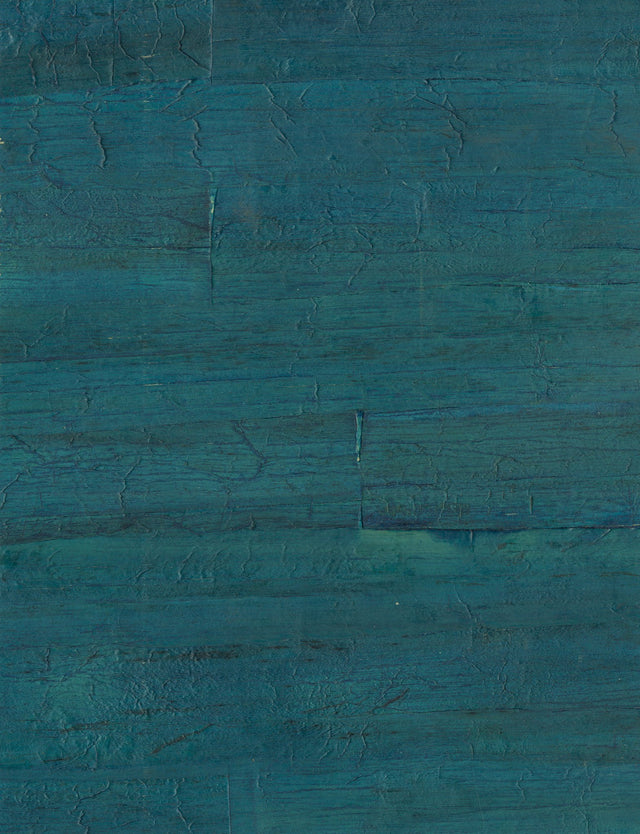 Lotus Blue Grasscloth Wallpaper with Botanical Textured Style - York MY9280