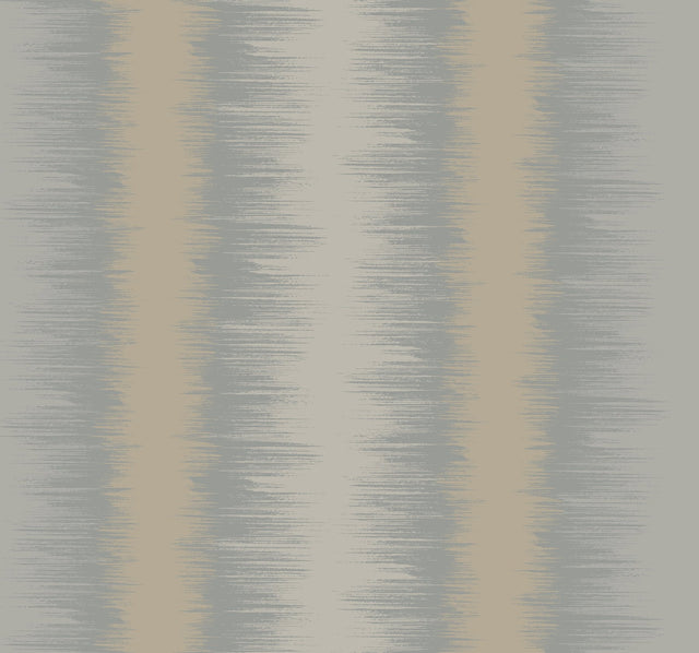 Quill Stripe Dark Grey Wallpaper with Ombre Striped Pattern - York NA0551