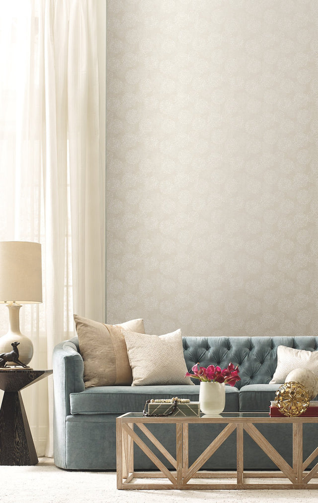 Grandeur Off White Wallpaper