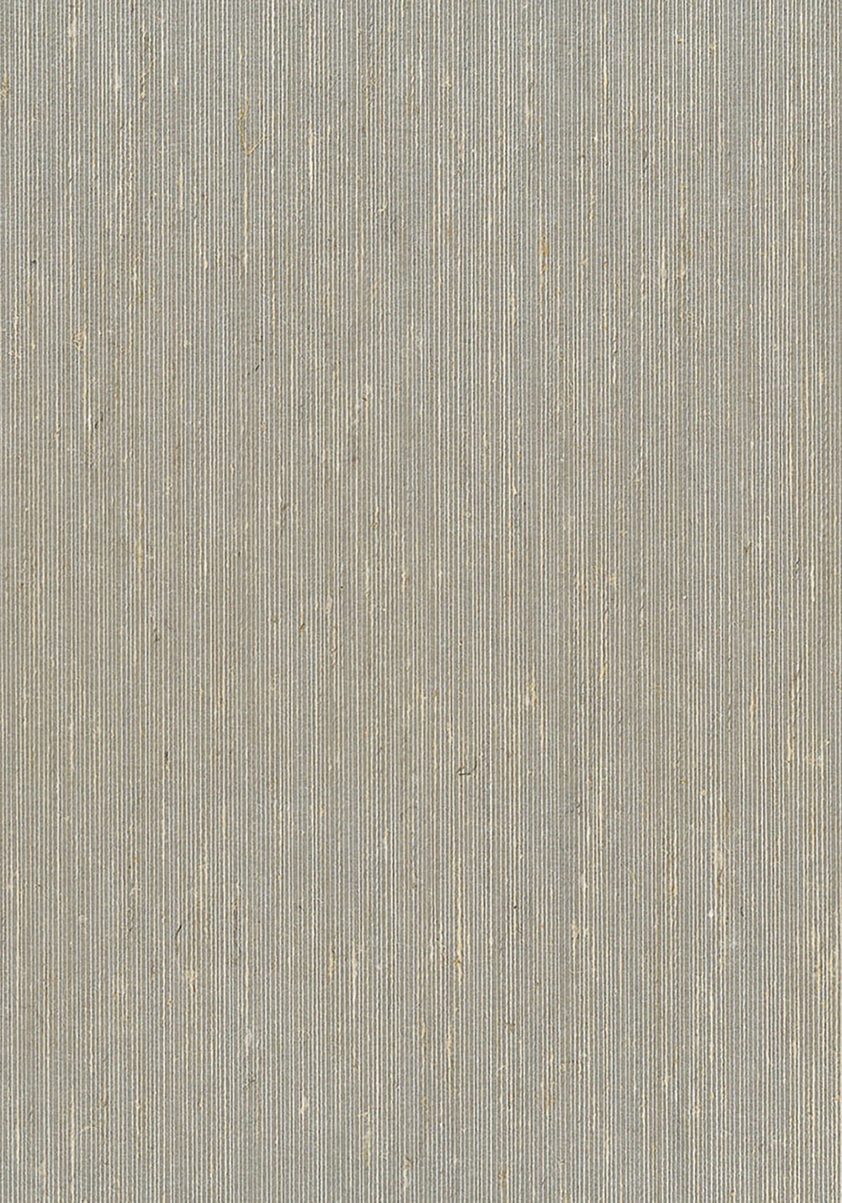 Linen String grey grasscloth wallpaper with subtle vertical striations and natural fiber texture