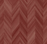 Seesaw Red Geometric Chevron Wallpaper - York ND3005