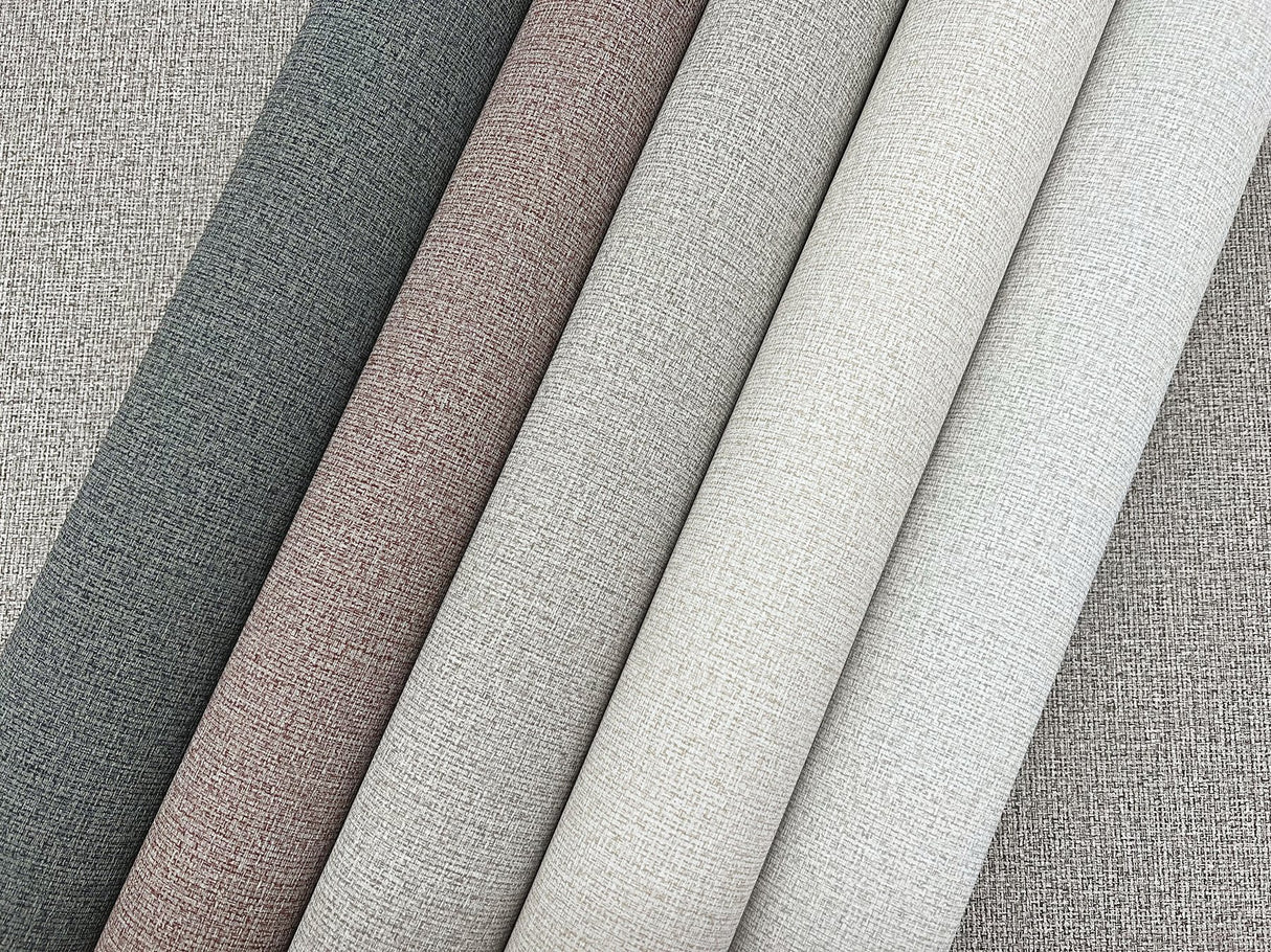 Dandy Red & Grey Textured Wallpaper with Woven Suiting Motif - York ND3012N