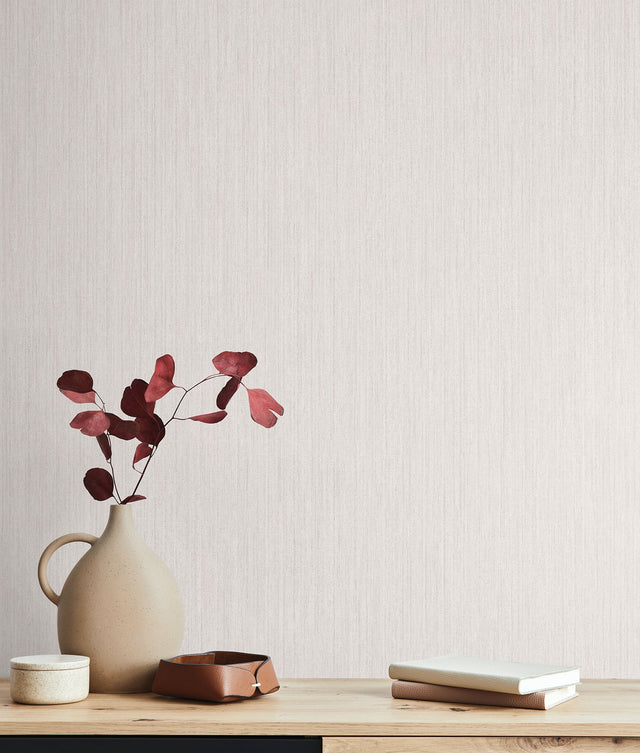 Smooth as Silk White Wallpaper with Textured Weave - York ND3014N