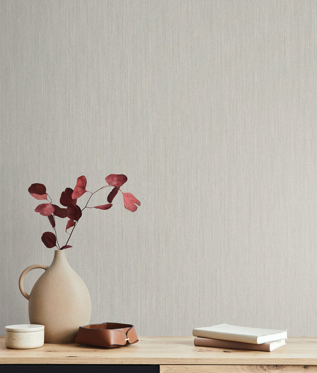 Smooth as Silk Green Textured Non Woven Backed Vinyl Wallpaper - York ND3016N