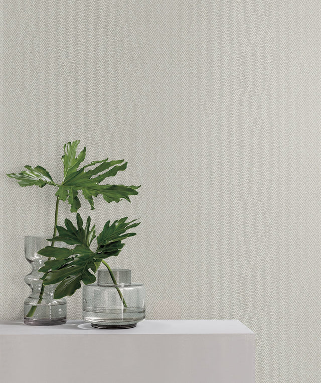 Give & Take Beige & Brown Textured Fabric Backed Vinyl Wallpaper - York ND3024N