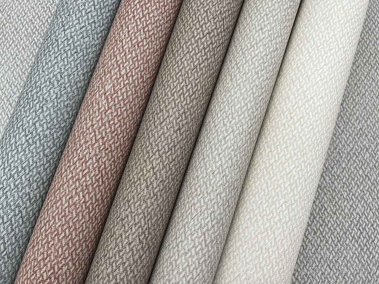 Give & Take Grey Blue Textured Fabric-Backed Vinyl Wallpaper - York ND3027N
