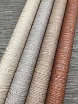 Grass Roots Beige Wallpaper with Textured Metallic Horizontal Motif - York ND3029N