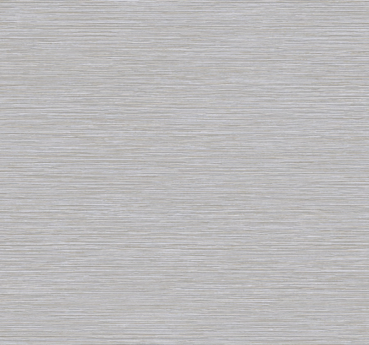 Grass Roots Grey Faux Grasscloth Wallpaper with Metallic Texture - York ND3033N