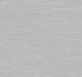 Grass Roots Grey Faux Grasscloth Wallpaper with Metallic Texture - York ND3033N