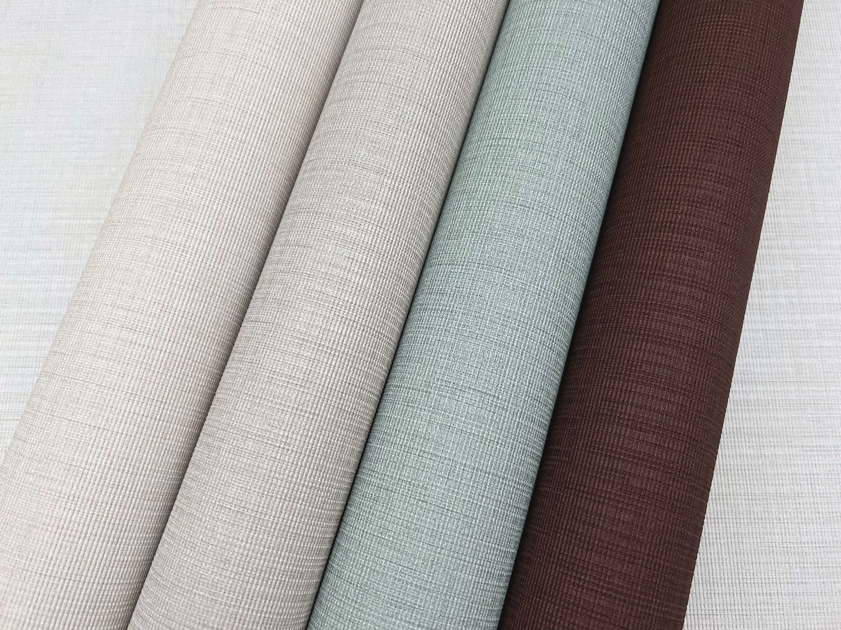 Turret White Textured Fabric Backed Vinyl Wallpaper - York ND3043N