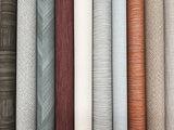 Turret Blue Textured Fabric Backed Vinyl Wallpaper - York ND3048N