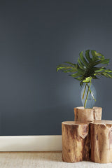 Turret Blue Textured Fabric Backed Vinyl Wallpaper - York ND3049N