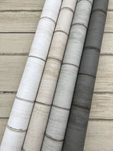 Broad Side Grey Faux Shiplap Woodgrain Prepasted-Look Wallpaper - York ND3052N