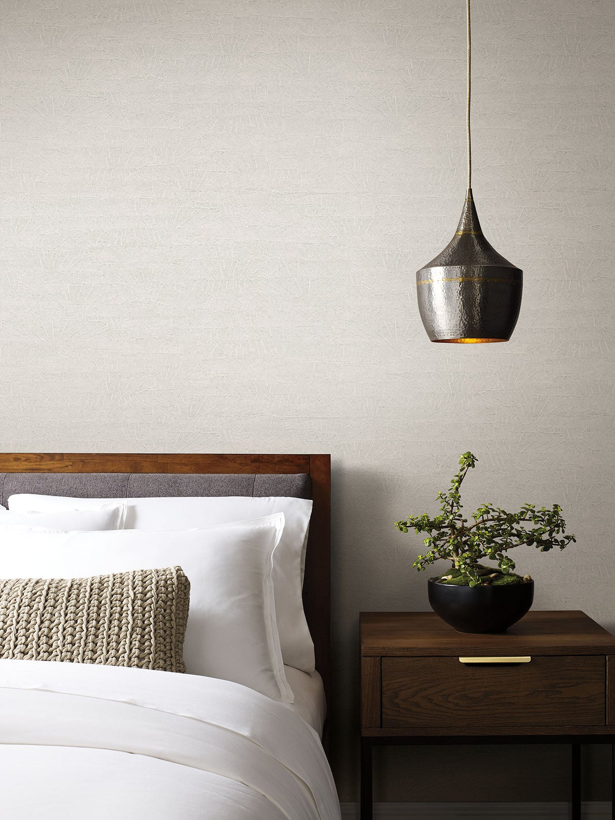 On Deck White Fabric Backed Vinyl Wallpaper with Textured Faux Wood Motif - York ND3065N