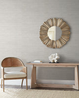 Tasar Silk Grey Wallpaper with Textured Silk Motif - York ND3069N