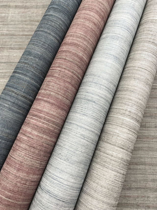 Tasar Silk Purple Textured Wallpaper - York ND3075N