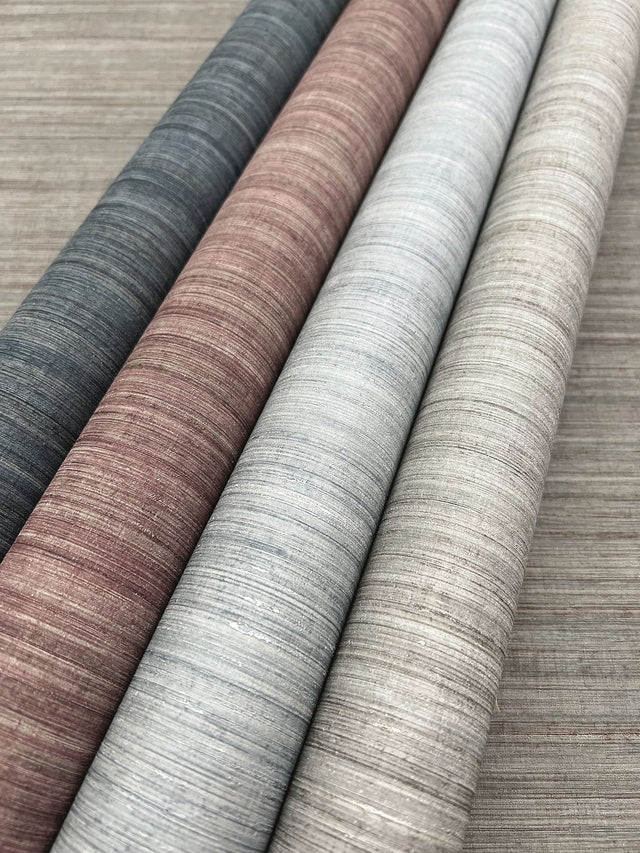 Tasar Silk Purple Textured Wallpaper - York ND3075N