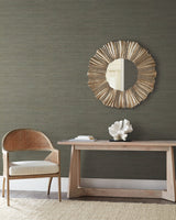 Tasar Silk Green Textured Wallpaper - York ND3077N