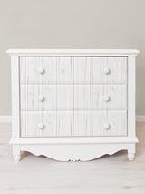 White Barnwood Peel & Stick Wallpaper in White - InHome NH3551