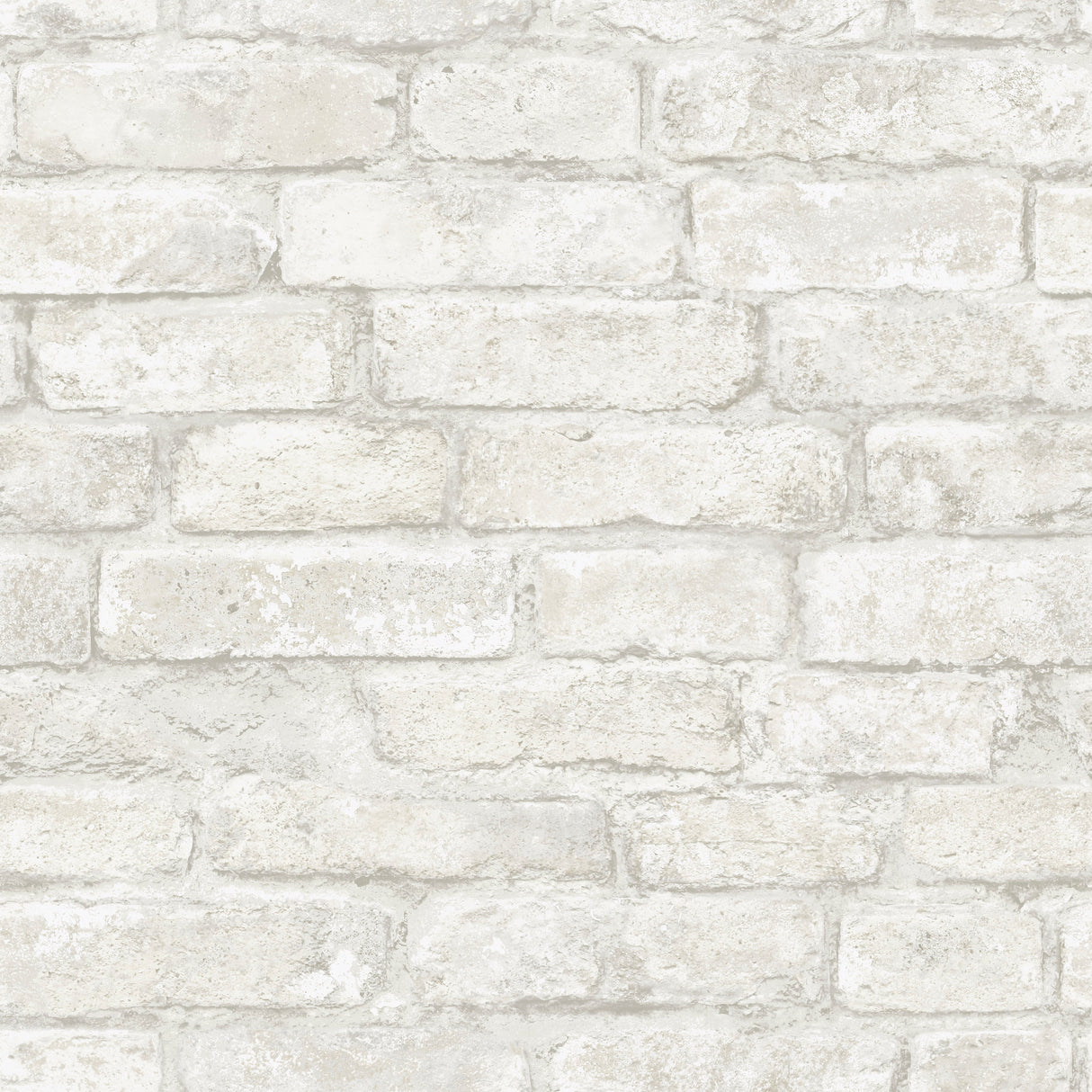 Portsmouth Brick White Peel and Stick Wallpaper by InHome - NH4329
