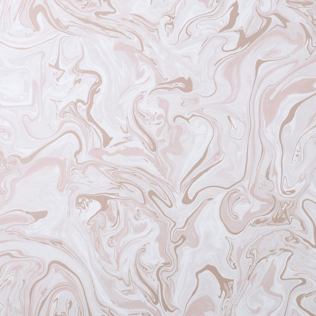 Marble Blush Swirl Peel & Stick Wallpaper Blush with Abstract Distressed Textures Bohemian Pattern - NHS4770