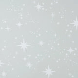 Scattered Grey Stars Whimsical Peel & Stick Wallpaper with Graphics Star Motif - InHome NHS4774